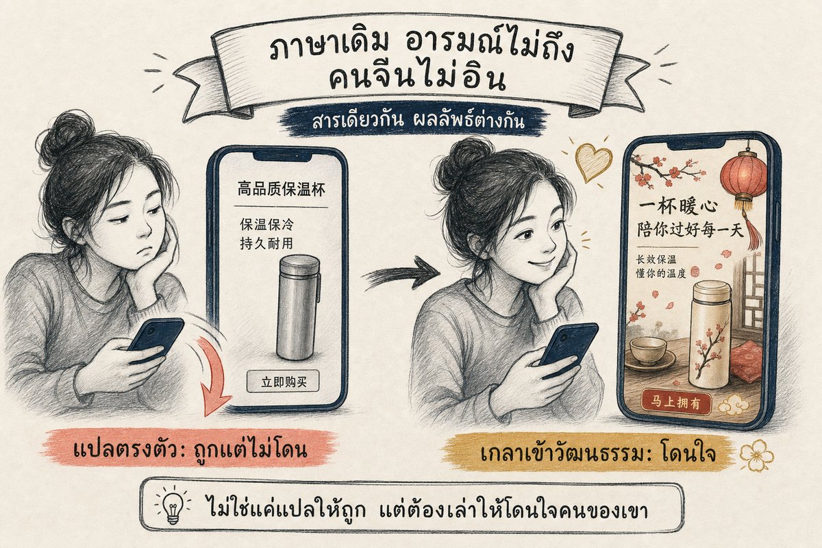 การรับแปลงานสื่อสารการตลาดภาษาจีนแบบ transcreation ที่เกลาให้เข้ากับวัฒนธรรมจนโดนใจผู้บริโภคชาวจีน