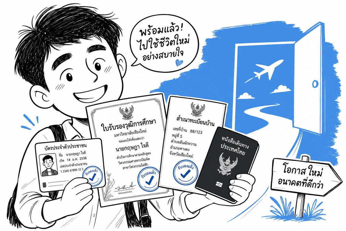 การรับแปลเอกสารราชการและใบสำคัญที่ผ่านการรับรอง พร้อมสำหรับไปทำงานต่างประเทศ